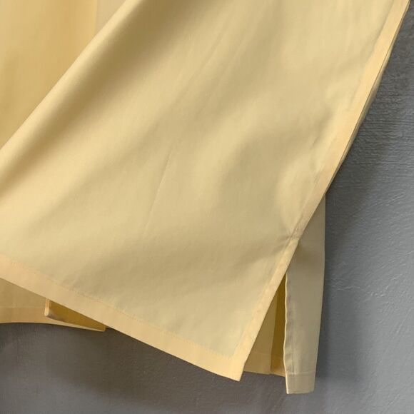 Orvis Wrinkle Free Womens Size 8 Yellow Button Up Shirt Minimalist Office Preppy - Picture 4 of 6